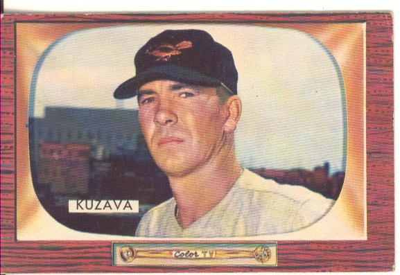 1955 Bowman     215     Bob Kuzava
